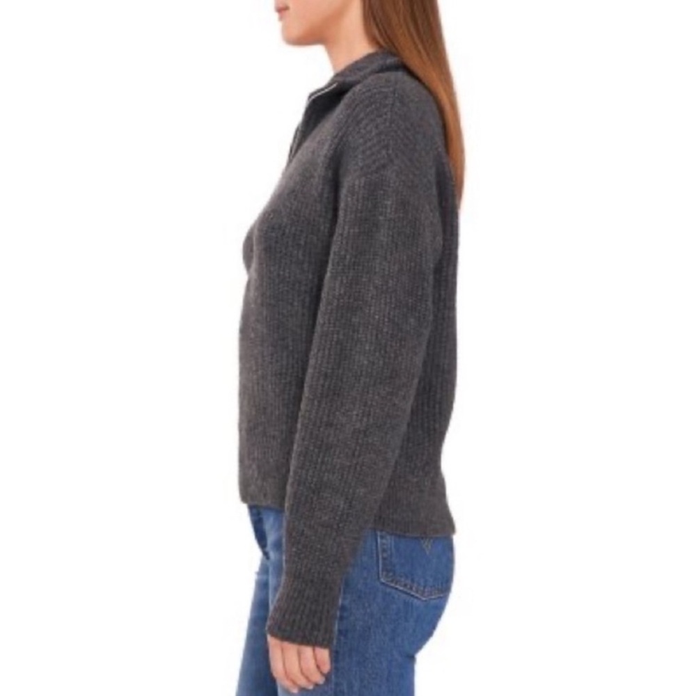 Vince Camuto Half Zip Pullover Soft Knit Sweater - Picture 3 of 8